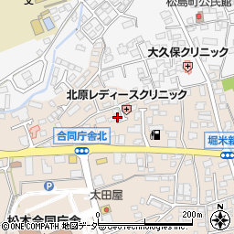 長野県松本市島立1081周辺の地図