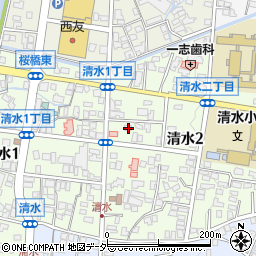 長野県松本市清水2丁目3-6周辺の地図