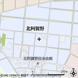 埼玉県深谷市北阿賀野周辺の地図