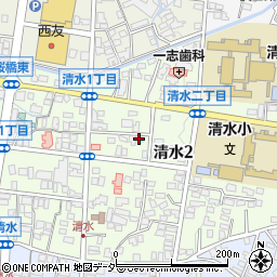 長野県松本市清水2丁目3-9周辺の地図