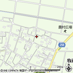 埼玉県本庄市牧西512-2周辺の地図