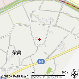 茨城県小美玉市柴高261周辺の地図