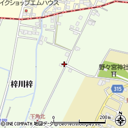 長野県松本市梓川梓78周辺の地図