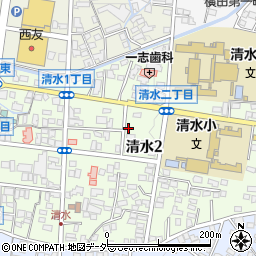 長野県松本市清水2丁目5-4周辺の地図