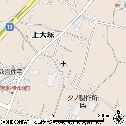 群馬県藤岡市上大塚60周辺の地図