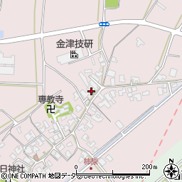 福井県あわら市柿原周辺の地図