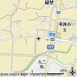 群馬県藤岡市緑埜720-2周辺の地図