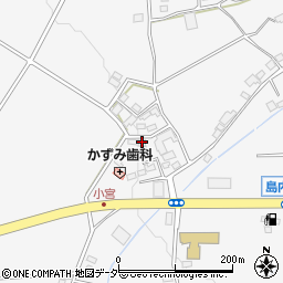 小宮北部公民館周辺の地図