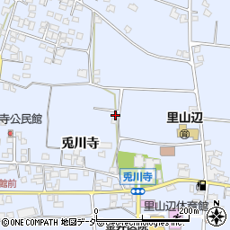長野県松本市里山辺兎川寺2988周辺の地図