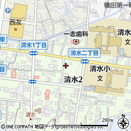 長野県松本市清水2丁目5-6周辺の地図