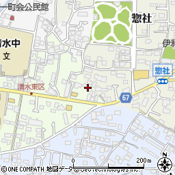 長野県松本市清水2丁目11-40周辺の地図