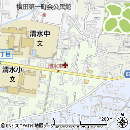 長野県松本市清水2丁目11-49周辺の地図