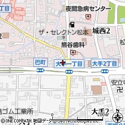 株式会社アルファコーポレーション　松本支店周辺の地図