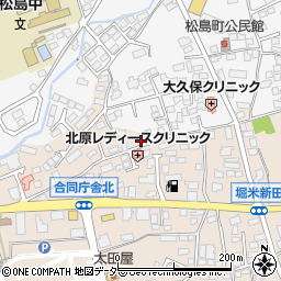 長野県松本市島立1110周辺の地図