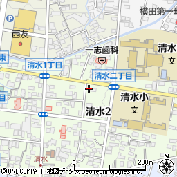 長野県松本市清水2丁目5-8周辺の地図