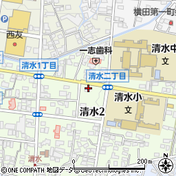 長野県松本市清水2丁目5-9周辺の地図
