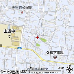 長野県松本市里山辺荒町周辺の地図