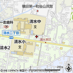 長野県松本市清水2丁目11-5周辺の地図