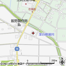 埼玉県深谷市下手計1540周辺の地図