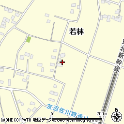 栃木県野木町（下都賀郡）若林周辺の地図