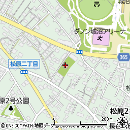 松原会館周辺の地図