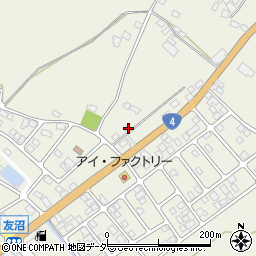 栃木県下都賀郡野木町友沼6313-7周辺の地図