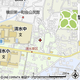 長野県松本市清水2丁目11周辺の地図