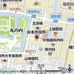 〒399-0000 長野県松本市（以下に掲載がない場合）の地図