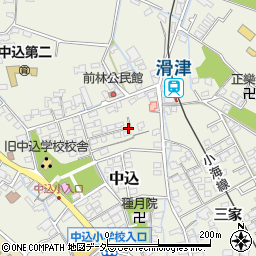長野県佐久市中込周辺の地図