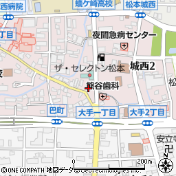 松本市消防団第２分団周辺の地図
