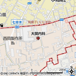 大関内科医院周辺の地図