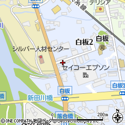 ローレルバンクマシン株式会社　松本営業所周辺の地図
