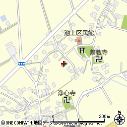 坂井市　池上児童館周辺の地図