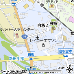 冨士クラスタ松本周辺の地図