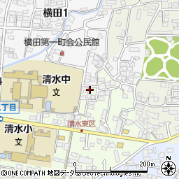 長野県松本市清水2丁目11-15周辺の地図