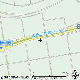 筑西三和線周辺の地図