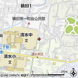 長野県松本市清水2丁目11-14周辺の地図