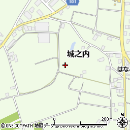 茨城県東茨城郡茨城町城之内周辺の地図