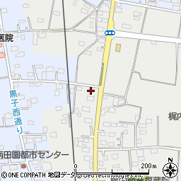 茨城県筑西市梶内822-1周辺の地図
