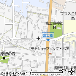 群馬県館林市富士原町1132-22周辺の地図