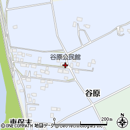 谷原公民館周辺の地図