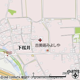 長野県佐久市桜井下桜井周辺の地図