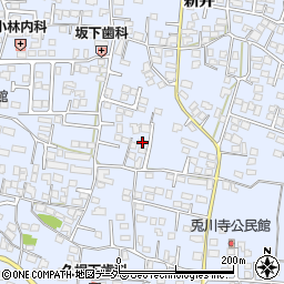 長野県松本市里山辺新井1734周辺の地図
