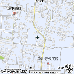 長野県松本市里山辺新井1728-1周辺の地図