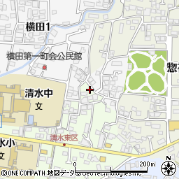 長野県松本市清水2丁目11-22周辺の地図