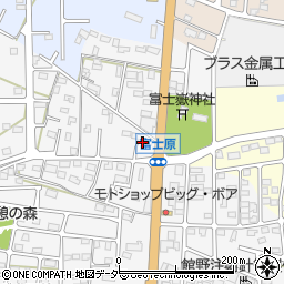 群馬県館林市富士原町1132-16周辺の地図