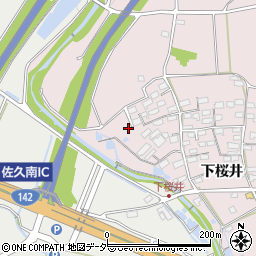 長野県佐久市桜井352周辺の地図