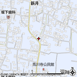 長野県松本市里山辺新井1727-20周辺の地図