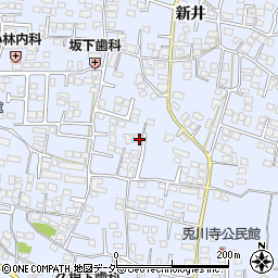 長野県松本市里山辺新井1733周辺の地図
