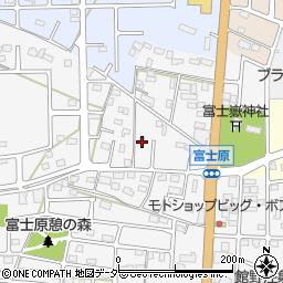 群馬県館林市富士原町1132-6周辺の地図